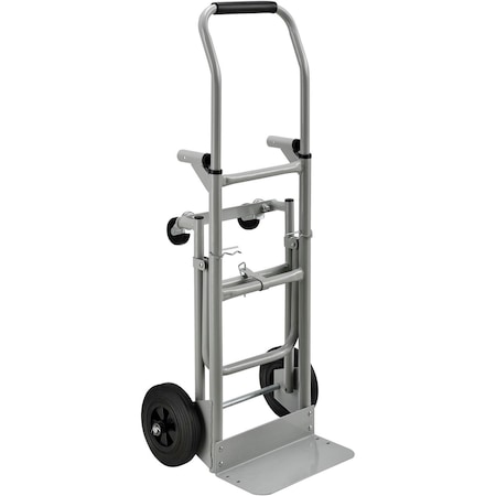 Global Industrial Steel Multi-Function 5-in-1 Convertible Hand Truck 241415